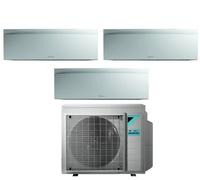 Condizionatore Climatizzatore Trial Daikin inverter Emura White Wi-Fi R-32 Bluevolution 7000+7000+7000 BTU 3MXM40N/A