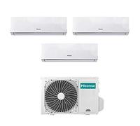 Condizionatore Climatizzatore Trial Split Inverter Hisense New Comfort 9000+12000+12000 9+12+12 Btu 3AMW70U4SAD1
