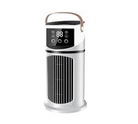 Condizionatore Da Tavolo - Ventilatore Rinfrescante per Ambienti con Raffreddamento - Ventilatore con Regolazione 9 Velocità, Purificazione, Nebulizzatore e Luci per Camera da Letto, Soggiorno e Stanz