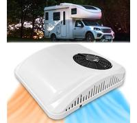 Condizionatore da Tetto per Camper Ultra Silenzioso, Riscaldamento e Raffreddamento Parcheggio Elettrico Facile da Installare Risparmio per Camper Van Camperizzato Barca Roulotte(Refrigeración+Calefac