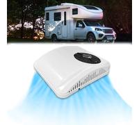 Condizionatore da Tetto per Camper Ultra Silenzioso, Riscaldamento e Raffreddamento Parcheggio Elettrico Facile da Installare Risparmio per Camper Van Camperizzato Barca Roulotte(Refrigeración,12V)