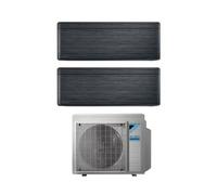 Condizionatore Daikin dual split Stylish Blackwood con inverter da 7000+7000 btu WiFi A+++ R32 2MXM40N