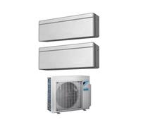 Condizionatore Daikin dual split Stylish silver con inverter da 7000+18000 btu WiFi A+++ R32 2MXM50A