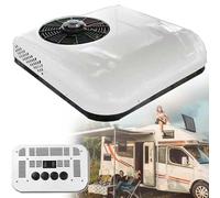 Condizionatore D'Aria 12V 24V DC RV Elettrico All In One Aria Condizionatore RV Per RV Caravan Truck Trattore Parcheggio Condizionatore D'Aria,Bianca,12v