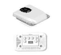 Condizionatore D'aria 12v 24v For Camper, Barca, Yacht, Minivan, Sul Tetto Di Dimensioni Sottili Raffreddamento Rapido Funzionamento Fluido(White,24V)