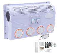 Condizionatore d'Aria 12V 24V Portatile Funzione Condizionatore d'Aria sul Tetto Sono Applicabili A Camion Condizionatore Camper Autobus Facile da Installare,Bianca,24V