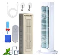 Condizionatore D'aria Brezza Max, Unità Di Condizionamento Qinux Breezamax, Nuovo Condizionatore Portatile Breezemax 2025, Silenzioso Ed Efficiente Breeze Maxx, Goditi Un Raffrescamento Rapido(White(W