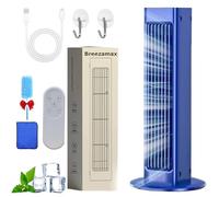 Condizionatore D'aria Brezza Max, Unità Di Condizionamento Qinux Breezamax, Nuovo Condizionatore Portatile Breezemax 2025, Silenzioso Ed Efficiente Breeze Maxx, Goditi Un Raffrescamento Rapido(Blue(Wi