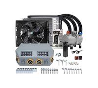 Condizionatore d'aria, Compressore d'aria condizionata elettrico automatico universale 12V 24V for camion for impieghi gravosi Bus Van RV Camper Parcheggio A/C Condizionatore(12V)
