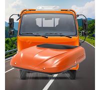 Condizionatore d'aria da 12 V 24 V per camion, camper, 1800-2000 W, raffreddamento potente, unità CA silenziosa, dimensioni di installazione da 25 x 35 cm a 38 x 42 cm, per camper, camion, furgoni