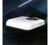 Condizionatore d'aria da 12 V RV, unità CA slim fit, silenzioso DC Camper A/C per furgoni, camion, rimorchi, quinta ruota, carrello da golf, camper