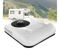 Condizionatore d'Aria Da Tetto per Auto e Camper 12V/24V, Aria Condizionata Da Parcheggio per Suv, Camper, Camion, Camper, Roulotte per Camion, Camper, Barca,24V-White