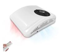 Condizionatore d'aria elettrico da 12 V, per parcheggio, camper, 8800 BTU CC, condizionatore d'aria da 12 Volt AC, per camper, camper, barca, rimorchi, riscaldamento e