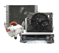 Condizionatore d'aria elettrico for auto Aspligo Heat Cool 12V 24V sotto il cruscotto, compatibile con camper, autocarri e camper.(Cool 12V)
