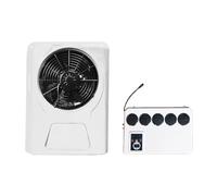 Condizionatore D'aria For Cabina Letto Alimentato A Batteria Da 12 V, Macchina Esterna E Interna, Tutto Pronto For Camion, Camper, Barca Raffreddamento Rapido Funzionamento Fluido(White)