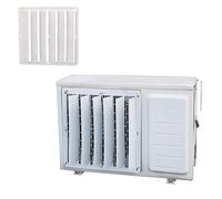 Condizionatore d'aria in acciaio inox R per unità a parete Copertura per direzione del vento AC per esterni Protezione di ventilazione AC regolabile di precisione (43,2 x 43,2 cm)