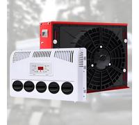 Condizionatore d'Aria per Cabina Cc 300-850W, Climatizzatore per Camper Con Telecomando, Display Digitale, Climatizzatore per Camper, Raffreddamento Da Tetto Cc Unità,24V-Red