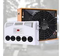 Condizionatore d'Aria per Cabina Cc 300-850W, Climatizzatore per Camper Con Telecomando, Display Digitale, Climatizzatore per Camper, Raffreddamento Da Tetto Cc Unità,24V-Yellow