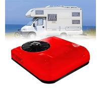Condizionatore d'Aria per Camper - Unità CA Universale da 12 Volt per Camion Elettrico, Montaggio sul Tetto, Alta Efficienza per Veicoli, Solo Raffreddamento,24V-Red