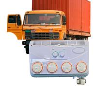 Condizionatore d'Aria per Tetto Auto 12 V/24 V Portatile Aria Condizionata Esterna per Camper Camion Trattori Condizionatore d'Aria per Moto ATV Pickup Escavatori,Bianca,12V