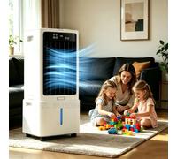 Condizionatore d'aria portatile, 25 l, unità CA portatile per stanza, ventola di raffreddamento senza finestre che soffia aria fredda con telecomando, 3 in 1, 3 velocità, timer 12h, per camera da