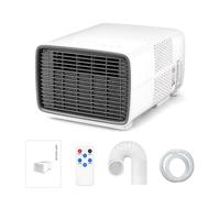 Condizionatore d'Aria Portatile - 2700 BTU Mini refrigeratore per Tende, Camper, dormitori e Viaggi all'aperto, 280W a Bassa Potenza, modalità di Sonno tranquilla 45dB, unità CA da Campeggio 3 in 1