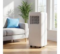 Condizionatore d'aria portatile 3 in 1 con ventola di raffreddamento e deumidificatore con telecomando, efficiente controllo del clima da 9000 BTU per casa e ufficio, uso multi-stagione