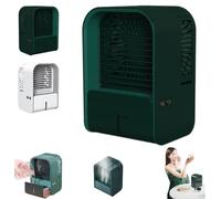 Condizionatore d'aria portatile, 3 velocità silenzioso raffrescatore d'aria evaporativo, 4-in-1 portatile AC, raffrescatore d'aria, raffrescatore d'aria portatile, for casa ufficio viaggio(Green)