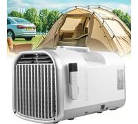 Condizionatore d'aria portatile 5100 BTU con telecomando e timer | Bassa potenza 400 W, raffredda camper e piccole stanze, regolabile 30-80 °F, timer 12H, silenzioso, facile da installare
