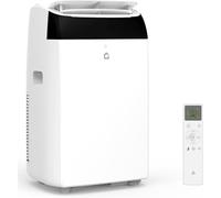 Condizionatore d'aria portatile da 14.000 BTU per unità CA 3 in 1 con modalità di raffreddamento, deumidificatore e ventilatore, telecomando, timer e funzionamento ultra silenzioso per casa/ufficio