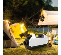Condizionatore d'aria portatile da campeggio, 700 W, a basso consumo energetico con 3 velocità del vento, per camper, camion e tenda da viaggio