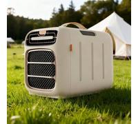 Condizionatore d'aria portatile per esterni con raffreddamento e riscaldamento rapidi, 220 V, 3 velocità del vento, funzione di deumidificazione e timer, timer deumidificatore per camper e utilizzo a