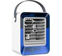 Condizionatore d'aria Portatile Portatile Condizionatore D'aria 3 Velocità del Mini Desktop Air Cooler Design Maniglia Umidificatore Alimentato USB Piccolo Raffreddatore Evaporativo Per Casa
