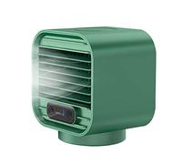 Condizionatore d'Aria Portatile, Ventilatore con Funzione di Raffreddamento, nebulizzatore Estivo, Tre velocità Regolabili, Mini condizionatore (Verde)