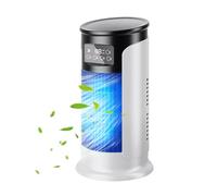 Condizionatore D'Aria Portatile,Ventilatore Portatile Raffrescante Evaporativo - Serbatoio Acqua 0,3L, Silenzioso per Ufficio, Scrivania e Viaggio, Climatizzatore