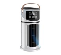 Condizionatore d'aria portatile - Ventola di raffreddamento portatile regolabile con funzione di nebulizzazione e luce a LED, mini refrigeratore d'aria per camera da , dormitorio, ufficio