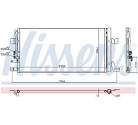 CONDIZIONATORE D'ARIA/RADIATORE NISSENS PER VW AUDI SEAT SKODA NIS940827