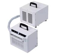 Condizionatore d'aria split portatile da 13000 BTU, unità interna ed esterna, pannello touch, timer 12 ore, telecomando, raffreddamento silenzioso, per casa, ufficio, campeggio, camper, facile