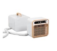 Condizionatore d'aria split portatile da 5000 BTU, raffreddamento ultra silenzioso con controllo touch e timer per camera da letto, ufficio, camper, include tubo per una facile installazione in tende