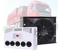 Condizionatore d'Aria Universale 12V/24V, Climatizzatore Split Portatile, Raffreddamento Silenzioso, Telecomando, per Camion, Autobus, Roulotte, Escavatori, Furgoni,24V-Black