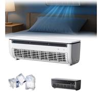 Condizionatore d'aria wireless da parete, ventola di raffreddamento portatile per cucina, camera da letto, camper, campeggio e ufficio, non richiede fori