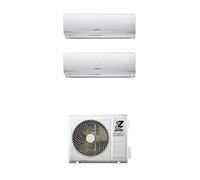 Zephir Climatizzatore Dual Split Inverter 9000 + 12000 Btu /h Inverter Classe A++/A+ (Unit Interna + Unit Esterna) - ZDUO 9000 + 12000