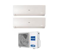 Condizionatore Haier Dual Split Inverter Flexis Plus White 7+12 2U50s2sm1fa