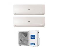 Condizionatore Haier Dual Split Inverter Flexis Plus White 7+9 2U40s2sm1fa