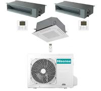 Condizionatore Hisense Canalizzabile più Cassetta Trial 9 + 9 + 9