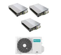 Condizionatore Climatizzatore Hisense Trial Split Energy Pro Plus R-32 9000+12000+12000 BTU Con 3AMW62U4RFA Wi-Fi Integrato