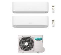 Condizionatore Climatizzatore Hisense Trial Split Inverter a Cassetta 12000+12000+18000 Con 4AMW105U4RAA
