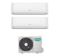 CONDIZIONATORE HISENSE DUAL SPLIT HI-COMFORT WIFI R32 9+18 BTU 3AMW52 NEW [EEK: A++]