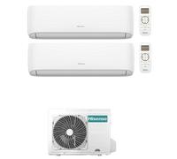 CONDIZIONATORE HISENSE HI-COMFORT DUAL SPLIT INVERTER 2AMW52U4RXC 7+12 BTU R32