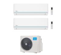 CONDIZIONATORE MIDEA DUAL SPLIT EVOLUTION 12000+18000 BTU WIFI INVERTER M3OA-27H